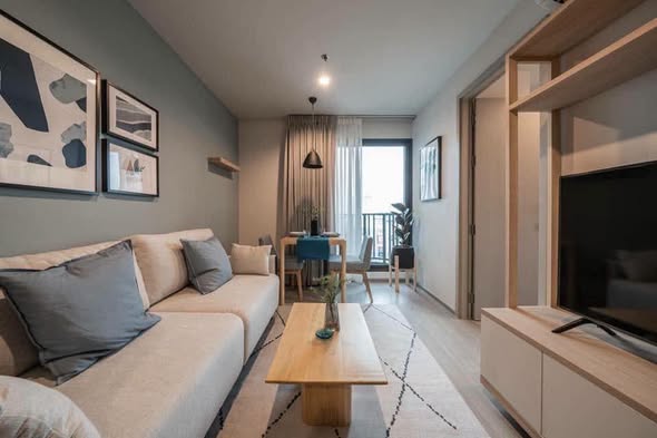 living room and bedroom of Life Ladprao