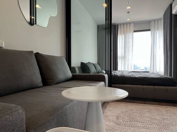 living room and bedroom of Life Ladprao Valley