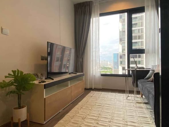 living room and bedroom of Life Ladprao Valley