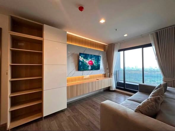 living room and bedroom and room interior of Life Ladprao Valley