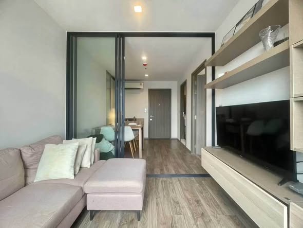 living room and bedroom and room interior of Life Ladprao Valley