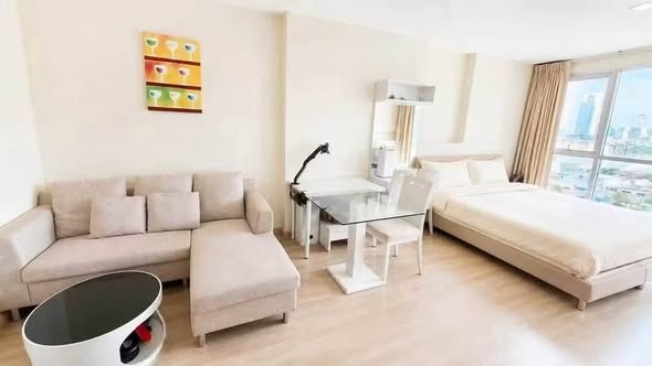 living room and bedroom of Life@ Lat Phrao 18