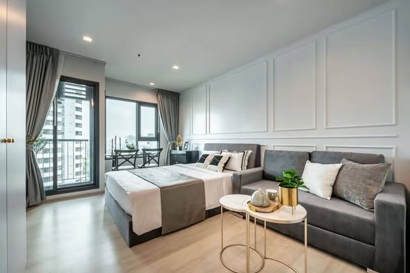bedroom and living room of Life One Wireless