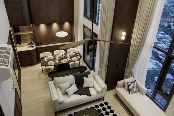 living room of Life Rama 4 – Asoke