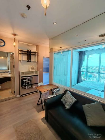 living room and bedroom of Life Ratchadapisek