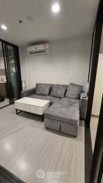 living room and bedroom of Life Sathorn Sierra ไลฟ์ สาทร เซียร์รา