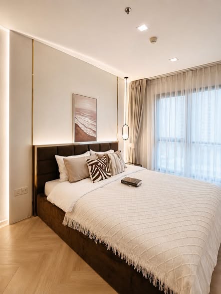 bedroom and bathroom of Life Sukhumvit 48