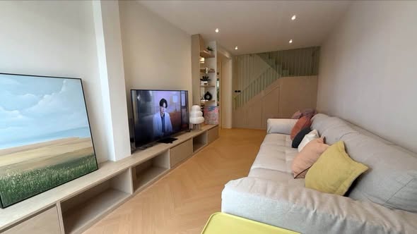 living room and bedroom of Life Sukhumvit 48