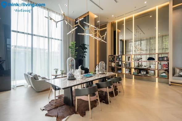 living room and room interior of Life Sukhumvit 48