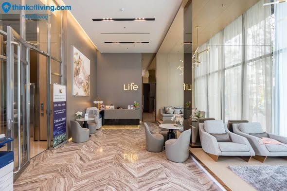 living room and room interior of Life Sukhumvit 48