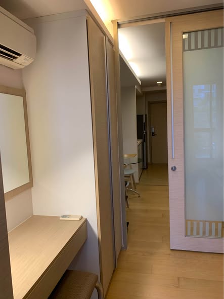 room interior and bathroom of LIV@49