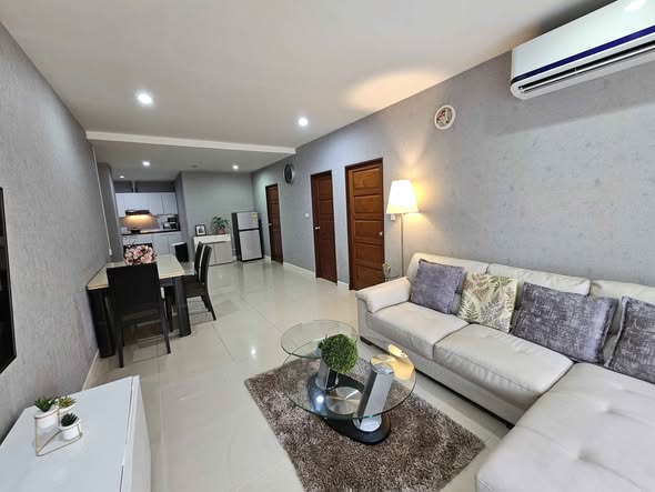 living room of กลางกรุงรีสอร์ทคอนโด
