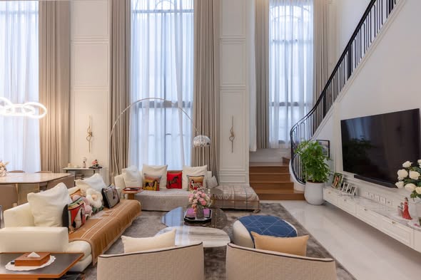 living room of นาราสิริ กรุงเทพกรีฑา