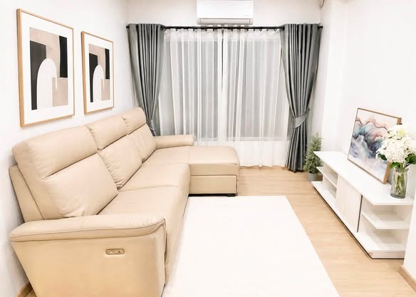 living room of ขาย/เช่าคอนโดบ้านสุโขทัย
