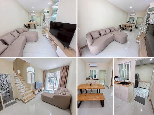 living room of โกลเด้น ทาวน์ ฟิวเจอร์-รังสิต