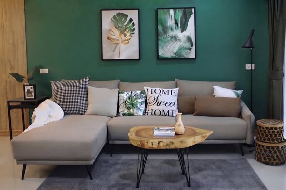 living room of โกลเด้น ทาวน์ รามอินทรา-คู้บอน