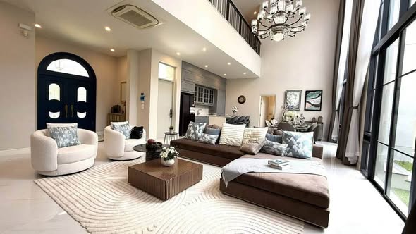living room of นาราสิริ กรุงเทพกรีฑา