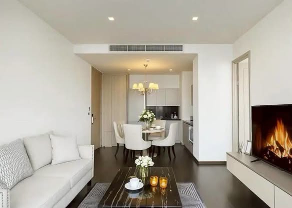 living room and kitchen of เทอร์ตี้ไนน์