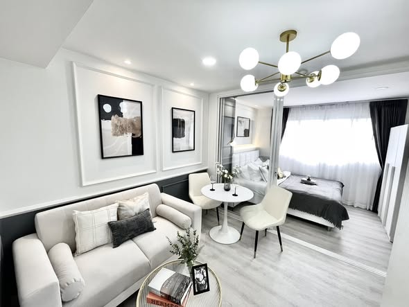 bedroom and living room of Lumpini Center Branch Nawamintr.