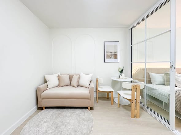 bedroom and living room and room interior of Lumpini Center Lad Prao 111