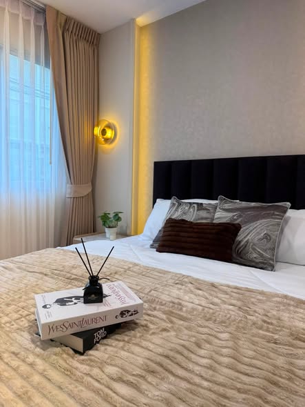 bedroom of Lumpini Condo Town Bodindecha-Ramkhamhaeng