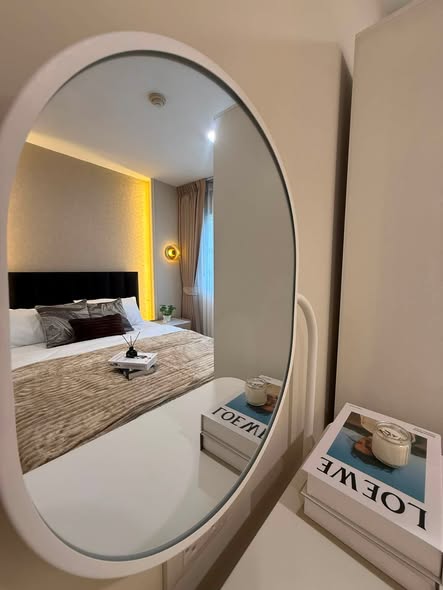 bedroom of Lumpini Condo Town Bodindecha-Ramkhamhaeng