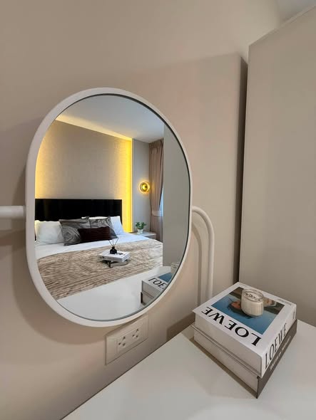 bedroom of Lumpini Condo Town Bodindecha-Ramkhamhaeng
