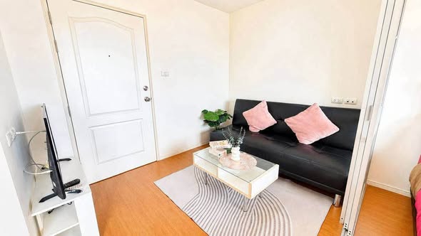 bedroom and living room of Lumpini Condo Town North Pattaya-Sukumvit
