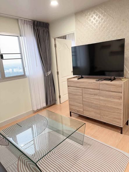 living room and bedroom and room interior of Lumpini Condo Town North Pattaya-Sukumvit