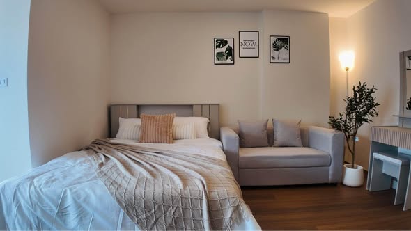 bedroom and living room of Lumpini Condotown Ekachai 48