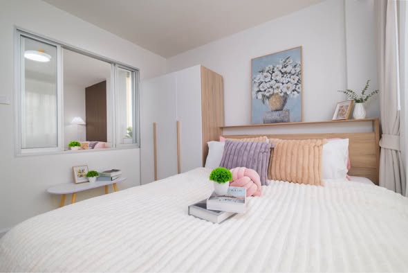 bedroom of Lumpini Condotown Rattanathibet