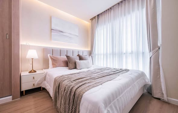 bedroom of Lumpini Park Riverside Rama 3