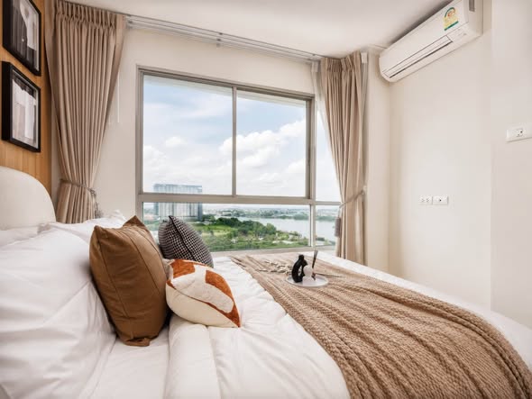 bedroom of Lumpini Park Riverside Rama 3