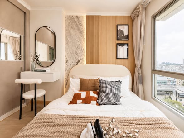 bedroom of Lumpini Park Riverside Rama 3