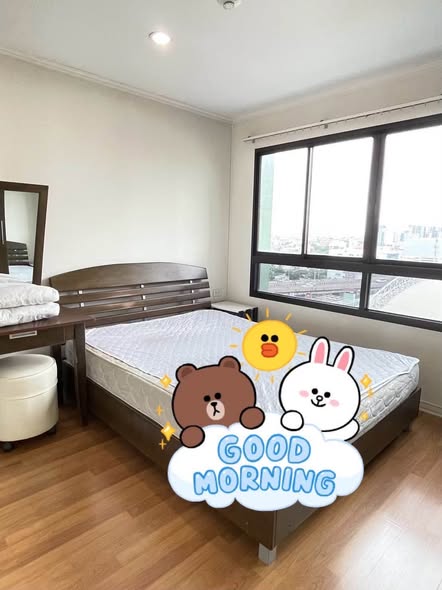 bedroom of Lumpini Place Pinklao 2 (ลุมพินีเพลส ปิ่นเกล้า 2)