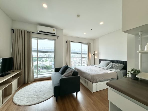 bedroom of Lumpini Place Rama 3 – Riverine