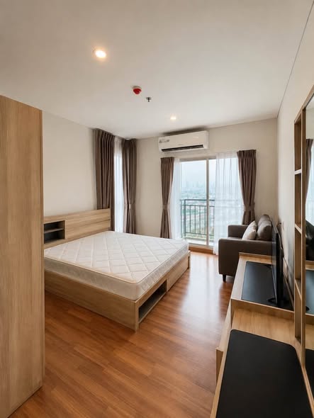 bedroom of Lumpini Place Rama 3 – Riverine
