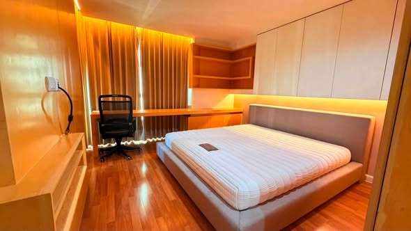 bedroom of Lumpini Place Rama 9 – Ratchada