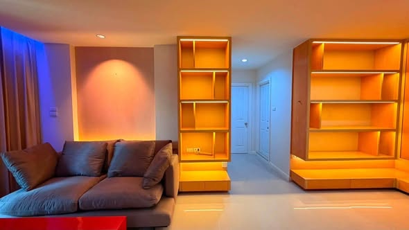 living room of Lumpini Place Rama 9 – Ratchada
