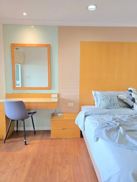 bedroom of Lumpini Suite Ratchada-Rama 3