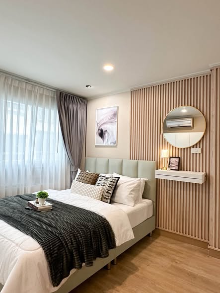 bedroom of Lumpini Ville Cultural Center