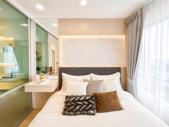 bedroom of Lumpini Ville La Salle – Bearing
