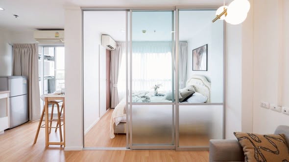 bedroom and living room and room interior of Lumpini Ville La Salle – Bearing