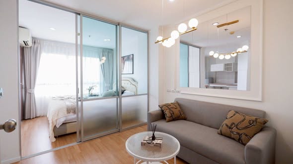 bedroom and living room and room interior of Lumpini Ville La Salle – Bearing