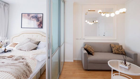 bedroom and room interior of Lumpini Ville La Salle – Bearing