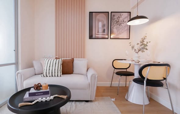 living room of Lumpini Ville Ramintra-Laksi