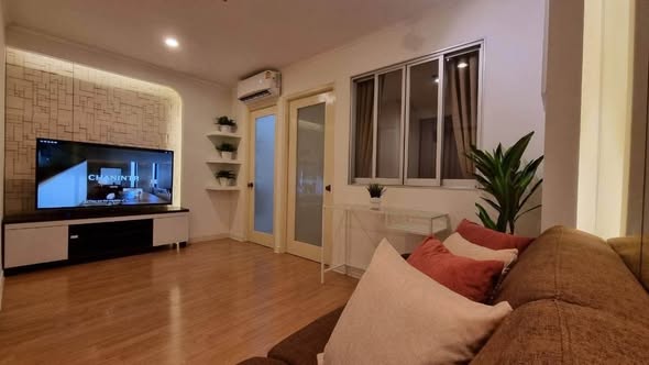 living room of Lumpini Ville Ramintra-Laksi