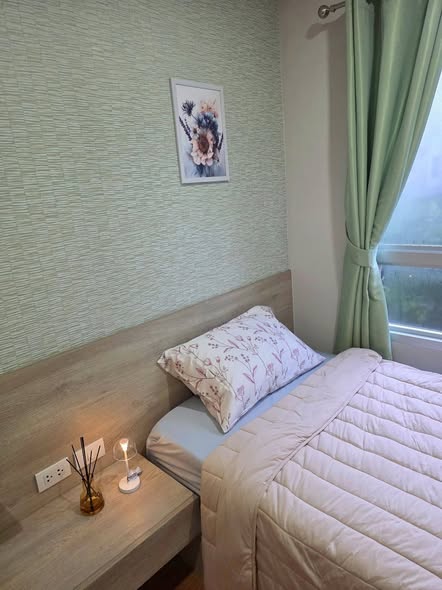 bedroom and bathroom of Lumpini Ville Sukhumvit 76-Bearing Station 2