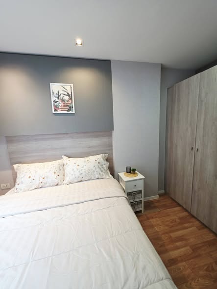 bedroom and bathroom of Lumpini Ville Sukhumvit 76-Bearing Station 2