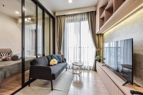 bedroom and living room and room interior of M Jatujak